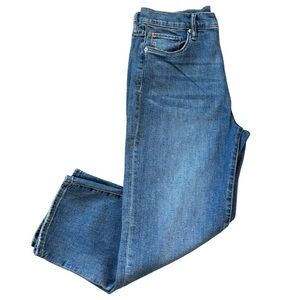 Hudson NOA Mid-Rise Straight Crop Jeans Medium Wash Woman’s Size 31 Short